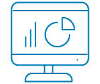 computer monitor with metrics