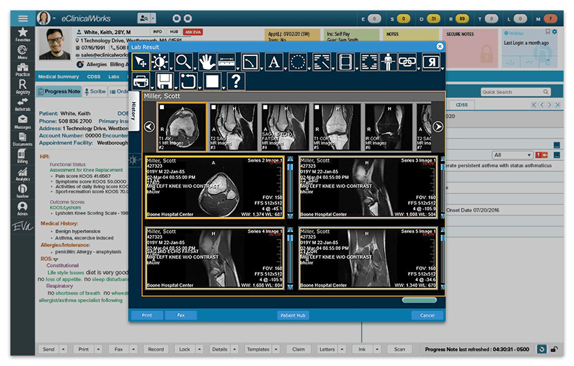 prc-orthopedics-progress-note-2020-screenshot