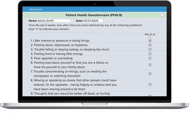 Illness screening questionnaire