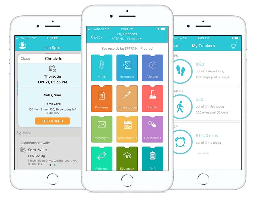 healow-app-checkin-my-records-my-trackers-screenshots-on-smartphones