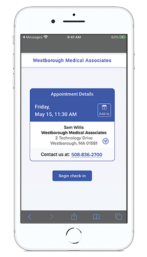healow-check-in-on-smartphone