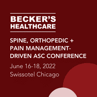 Becker's 19th Annual Spine  Orthopedic + Pain Management-Driven ASC Conference