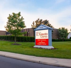 The Toledo Clinic practice sign