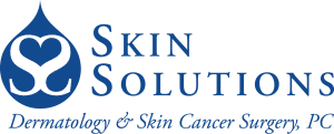 Skin Solutions logo with tagline Dermatology & Skin Cancer Surgery, PC