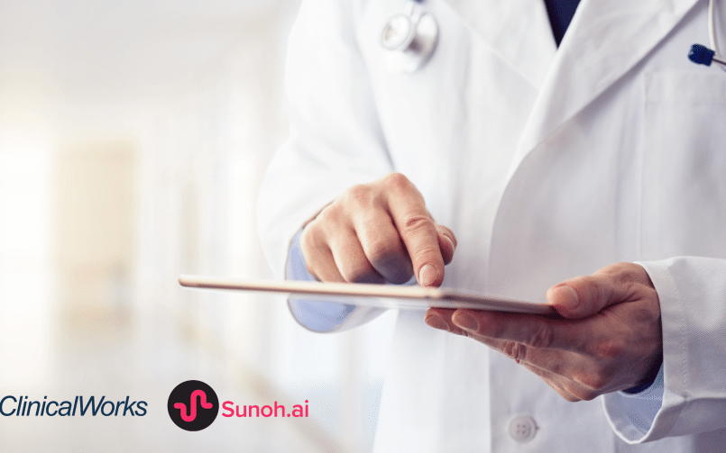 eClinicalWorks and Sunoh.ai AI-Powered Medical Scribe integration within the EHR