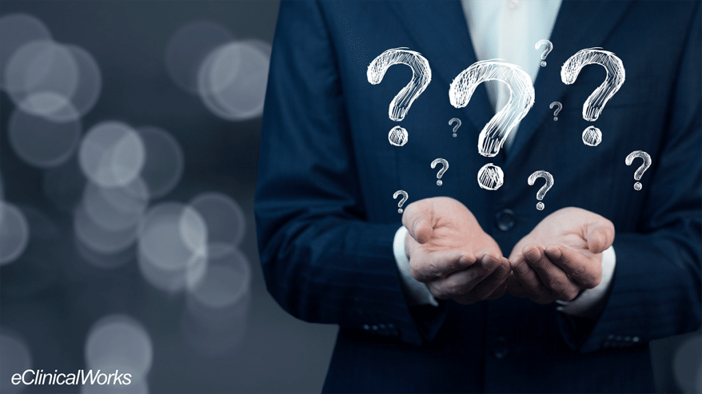Question marks representing FAQs