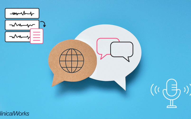 speech bubble icons representing multilingual