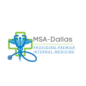 official logo of MSA Dallas, providing premier internal medicine